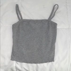 Forever 21 Gray Crop Top